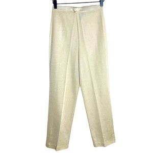 Salvatore Ferragamo High Rise Pull On Knit Pants Sz M